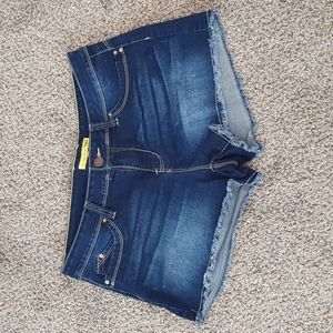 Denim shorts